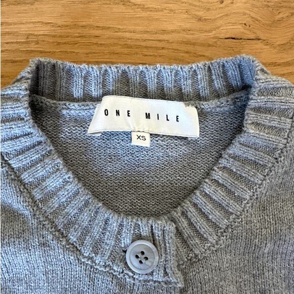 One Mile The Label - Drew Knit Bralette & Cardigan in Gray - Picture 3 of 6